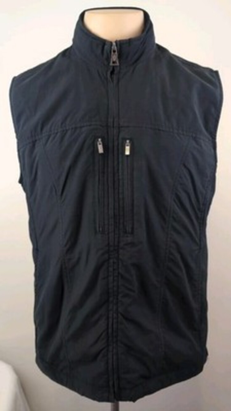 Scottevest Tec Apparel Womens Black Zip Up Vest Size XL
